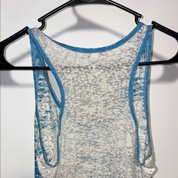South Pole Blue and Green Patterned Tank Top - Picture 6 of 7